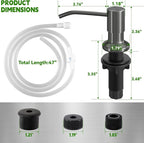 Kitchen Sink Soap Dispenser, Built in SoapDispenser, Counter Lotion Dispenser - Image 5