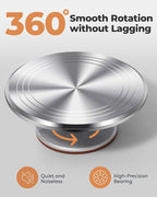Kootek Aluminium Cake Turntable Set, Baking Tools - Image 3