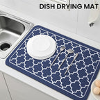 WISELIFE Dish Drying Mat Super Absorbent Drying Mat Large Dish Drying Mats - Image 7