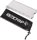 REDCAMP Folding Outdoor Stove Windscreen, 9 Plates Aluminum Camping Stove - Image 6