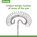 Tovolo Spiral Whisk Stainless Steel 10” Sauce and Gravy Whisk - Image 5