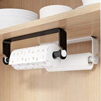 Aheucndg Paper Towel Holder Wall Mount, Self Adhesive or Drill Mounting Paper - Image 4