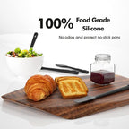 ChefAide 4 Pieces Silicone Spatula Set, Food Grade Rubber Spatula, Upgrade - Image 5
