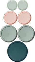 Pyrex 7202-PC 1 Cup White Mint, 7200-PC 2 Cup Rosewater Pink, 7201-PC 4 Cup - Image 2