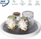 Lazy Susan Organizer, 2 Tier Non Skid Spice Rack Turntable, 360 Degree Rotating - Image 6