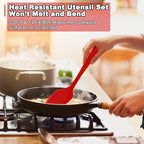 E-far Silicone Cooking Utensils Set, Silicone Kitchen Tools - Image 5