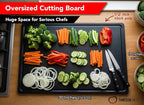 Thirteen Chefs Extra Large 30 x 18 Inch Grooved Cutting Board - Image 2