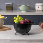 Metal Colander 5 Quart Powder Coated Self-draining Metal Strainer - Image 7