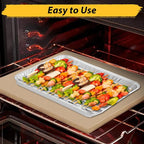 50 Pack Aluminum Pans Half Size 12.7 x 8 inch Disposable Cookie Sheets Baking - Image 5
