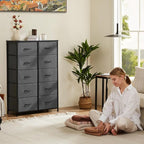 Sweetcrispy Dresser for Bedroom Tall Drawer Dresser Organizer Storage Drawers - Image 6