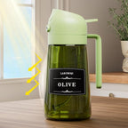 LAKUMIQI 2 in 1 Oil Sprayer for Cooking, 16oz Olive Oil Dispenser Bottle for - Image 3