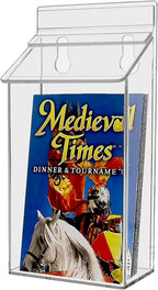 Outdoor Brochure Box with Lid Clear Acrylic Wall Mount Outside Bin Holds 4" x - Image 5