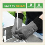 GEEKHOM BBQ Gloves Heat Resistant Oven Mitts - Image 3