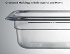 CURTA 6-Pack 1/2 Size 2.5" Deep NSF Polycarbonate Food Pans | Dishwasher & - Image 4
