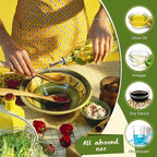 Showvigor Olive Oil Dispenser, 17oz/500ml Square Tall Glass Container - Image 7