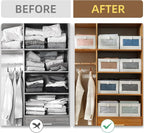 Linen Closet Organizers And Storage, 8 Pack Closet Storage Bins Linen Closet - Image 3