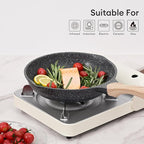 JEETEE Non Stick Frying Pan Set, Frying Pans Nonstick, Omelette Skillet - Image 7