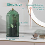 GAXmi Makeup Brush Holder with Lid Cosmetic Tools Organizer 360 Rotating - Image 4