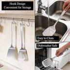ChefBee 2PCS Metal Spatula Set - Image 5