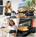4PCS Oven Mitts and Pot Holders Sets 500°F Pot Holders - Image 9