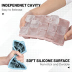 Silicone Ice Cube Trays 3Packs, Easy Release Ice Cube Molds - Image 5