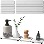 3PCS Stone Drying Tray, Stones Soap Trays, Water Absorbing Stone Tray by Unknown
