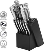 15-Piece Stainless Steel Chef Kitchen Knife Sets - Image 3
