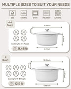 Ciwete 6 QT Dutch Oven Pot - Image 7