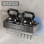 Voldra Shower Caddy Suction Cup, 3 Pack Shower Shelves - Image 2