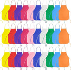 KUUQA 16/24/30/36/40Pcs Kids Apron Painting Aprons by KUUQA