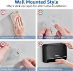 Paper Towel Dispenser Wall Mounted, Trifold/C Fold/Z Fold Paper Towel Holder - Image 4