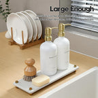 Razborci Water Absorbing Stone Sink Caddy Kitchen Sink Organizer Tray, - Image 2