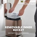 SIMPLI-Magic 6L/1.6G Stainless Steel Bathroom Trash Can - Image 6