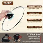 Universal Pot Lid Replacement Knobs, Ydeapi Silicone Pan Lid Holding Handles - Image 3