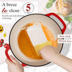 Umite Chef 6QT Enameled Cast Iron Dutch Oven - Image 8