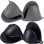 2 Pairs Mini Oven Gloves Silicone Heat Resistant Cooking Pinch Mitts Potholder by Acronde