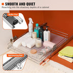 VEVOR 15.5" Wx21 Dx3.5 H Pull Out Cabinet Organizer, Heavy Duty Slide Out - Image 3