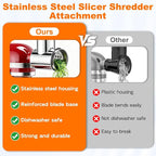 Stainless Steel Slicer Shredder Attachments - Image 5