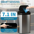 BestOffice 22 Gallons Automatic Sensor Large Kitchen Trash Can - Image 6