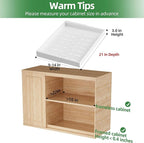 PAKETA 4 Pack Expandable Pull Out Cabinet Organizer, Upgrade 3 Slide Rails - Image 2