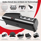 Professional Electric Knife Sharpener, 3-Stage Diamond Abrasive Sharpening - Image 7