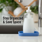 Zulay Kitchen Small Silicone Sponge Holder – Space-Saving Sink Organizer Tray - Image 6