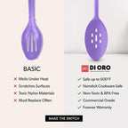 DI ORO Silicone Spoons for Cooking - Image 7