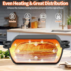 Oval Cast Iron Dutch Oven for Bread Baking, 6.35Qt Bread Baking Pan - Image 3