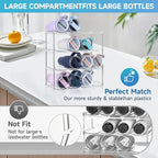 Larger Water Bottle Organizer for Stanley 40 oz Tumbler, Stackable Water Bottle - Image 4