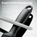 Knife Sharpener Rod, 13 Inch Carbon Steel Honing Steel - Image 5