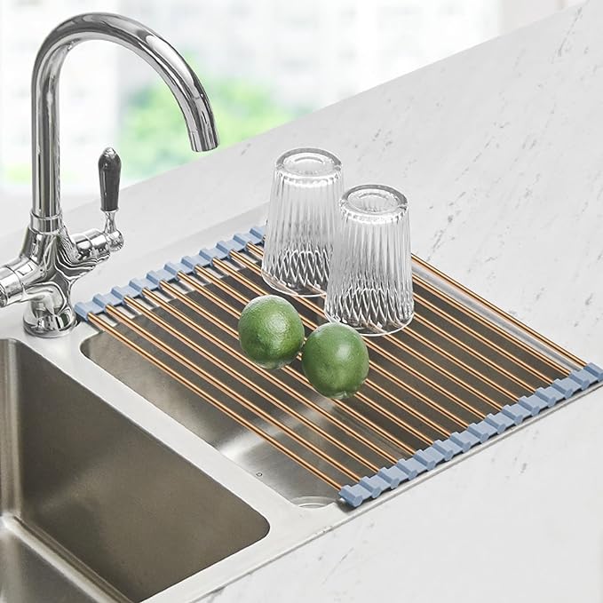 Seropy Roll Up Dish Drying Rack Over The Sink Drying Rack by SeropyDirect