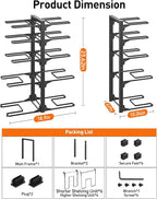 ORDORA 10-Tier Pots and Pans Organizer under Cabinet, Kitchen Cabinet - Image 3