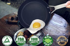 MsMk Small Frying pan, 8-inch Nonstick Durable Egg Omelet Skillet - Image 7