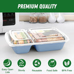 Dealusy 50 Pack 28 oz Meal Prep Containers Reusable - Image 3